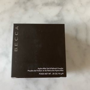 Brand New in box, Becca cosmetics, hydra-mist set and refresh setting powder